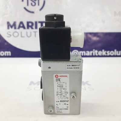 Imi herion 8020747 Single solenoid valve