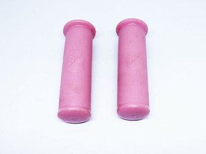 pink handlebar grips