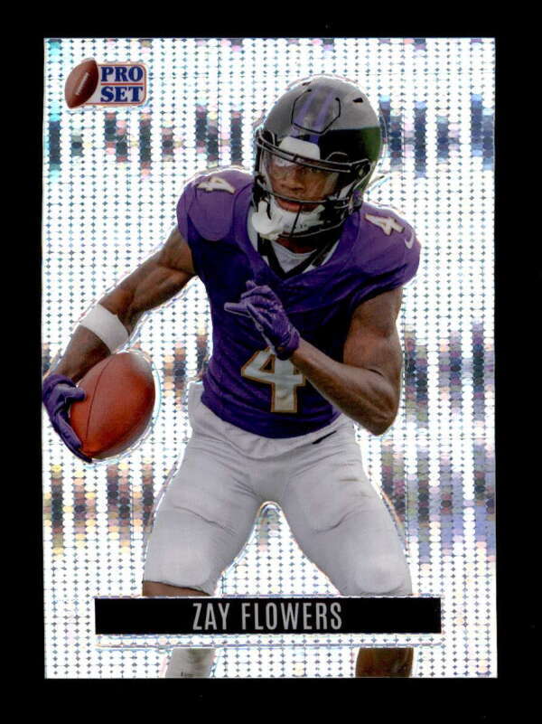 ZAY FLOWERS 2023 LEAF PRO SET RETRO #RB-101 PULSAR PARALLEL