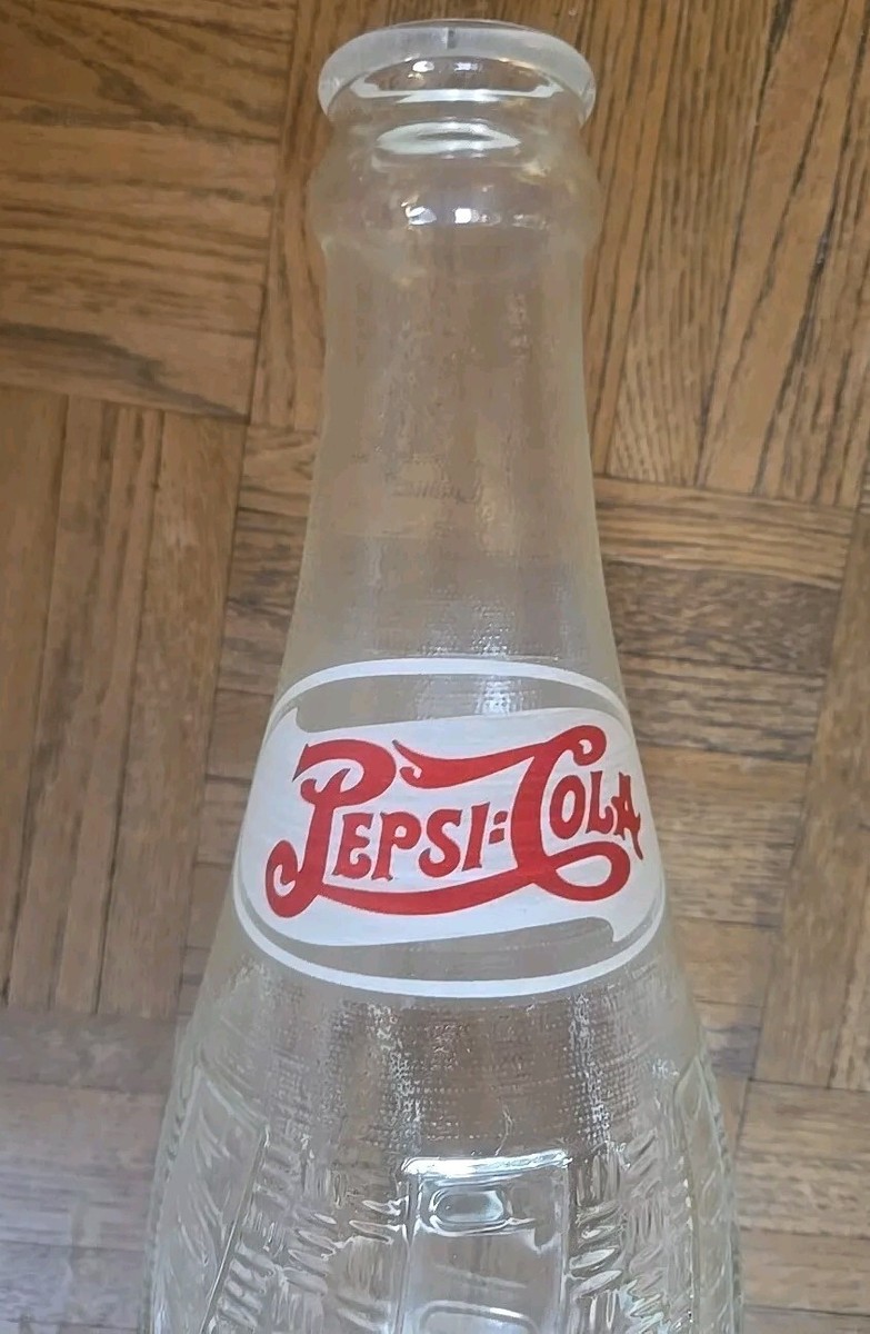 Vtg Replica Double Dot Enterprises Pepsi Cola Glass Bottle 20in
