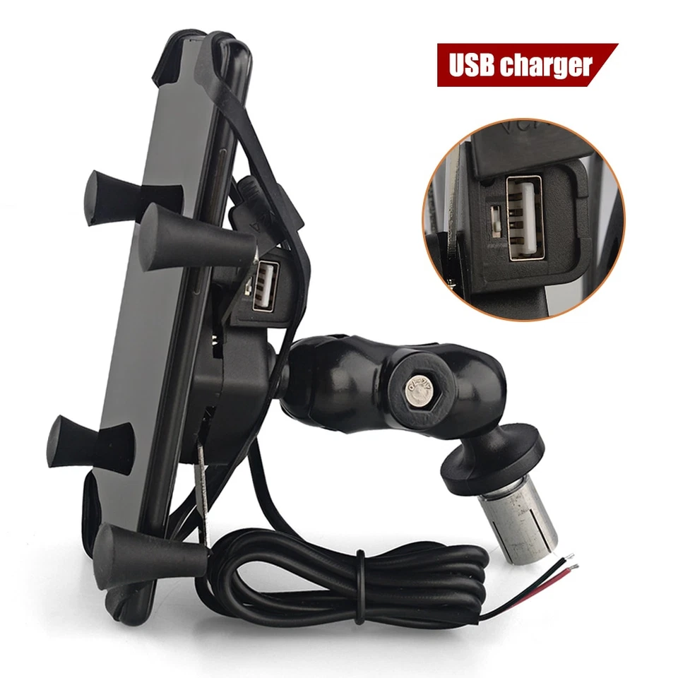GPS Phone Holder Mount Bracket For Suzuki GSXR 600/GSXR750 GSX-R 1000 HAYABUSA - Image 2 of 4