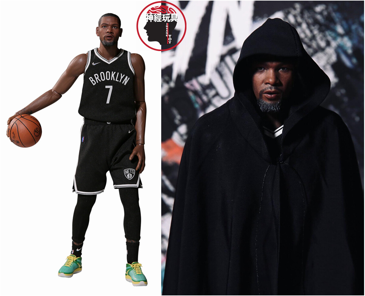 ENTERBAY NBA KEVIN DURANT 1/6 ACTION FIGURE NETS EDITION BONUS