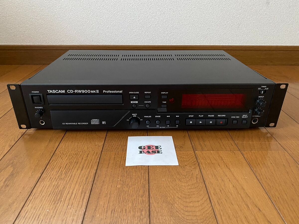 Tascam CD-RW900MKII Professional CD Recorder / Player Fully Tascam CD-RW900MKII Professional CD Recorder / Player Fully