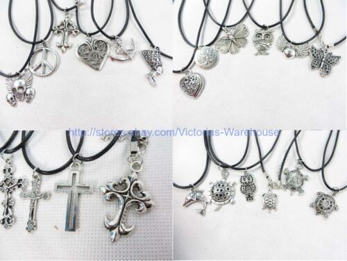 20 pieces hippie pendant necklaces wholesale fashion jewelry bulk lot  - Picture 1 of 9