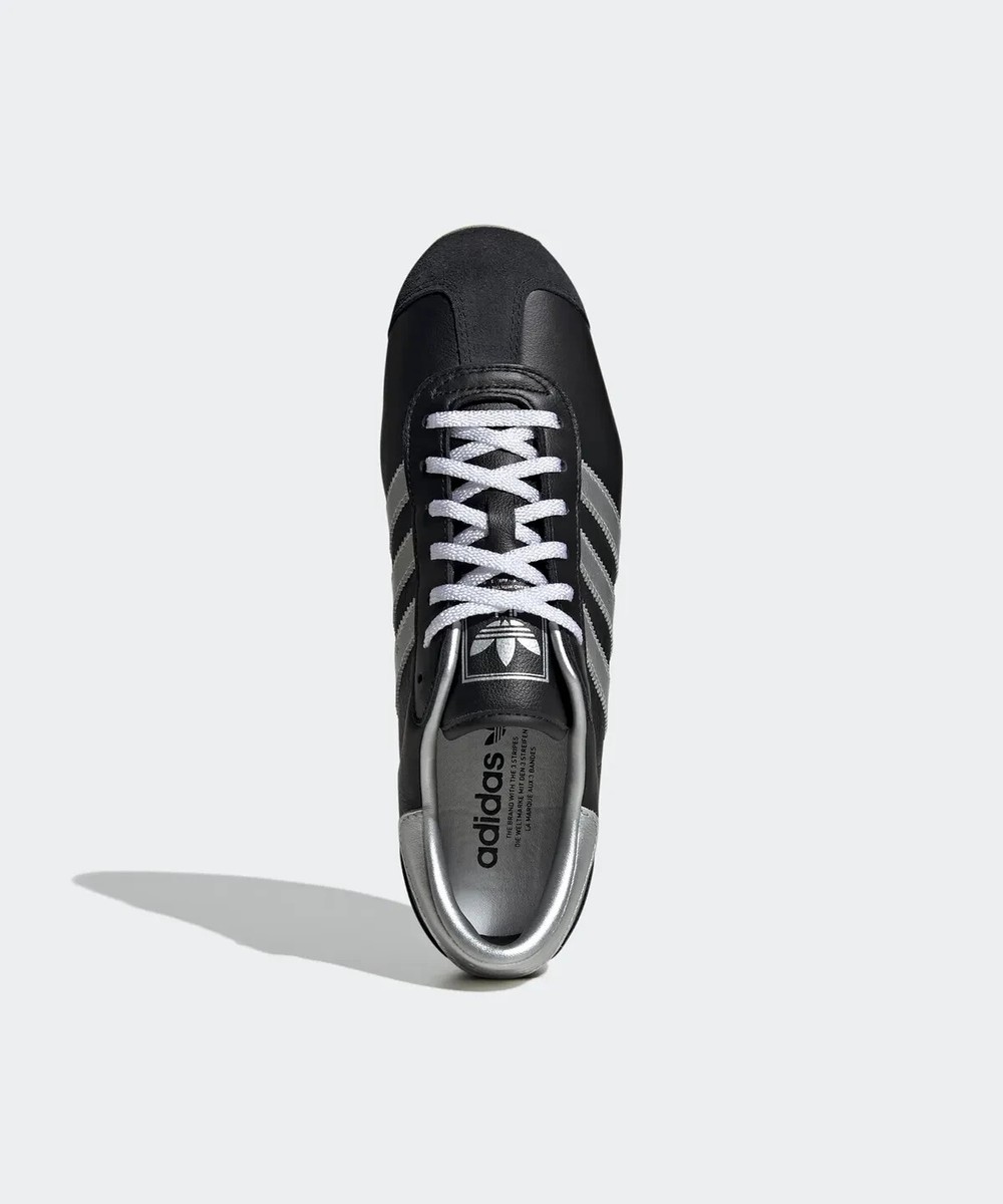 New Adidas Country II SMU Shoes - Black/ Silver (JH5601) | eBay
