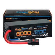 Powerhobby 4s 15.2v 6000MAH 120C Graphene + HV Lipo Battery QS8 Plug Hard Cas...