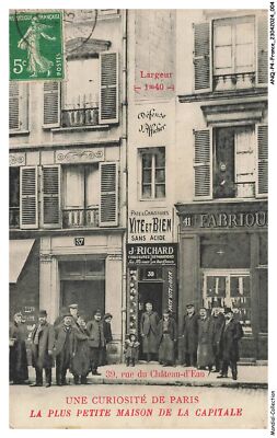 ANQP4-0240-75 - PARIS - eine Kuriosität von Paris - das kleinste Haus von