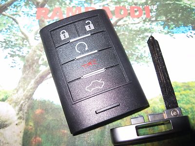 Remanufactured Cadillac Key Fob Remote #2 For CTS & STS (2008-2015) - New Case, OEM Board