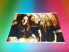Amon Amarth Johan Hegg Band signed signiert autograph Autogramm Foto in person