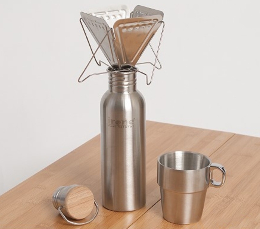Folding Coffee Dripper camp backpacker outdoor cooker percolator handy