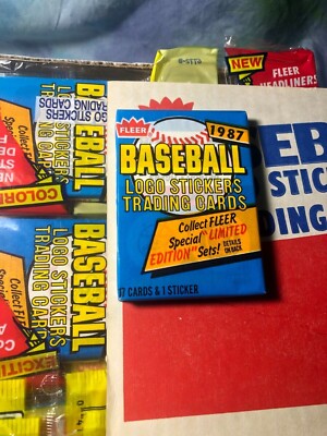 1987 Fleer Baseball Wax Pack Unopened Factory Sealed  Bo Jackson - Bonds 
