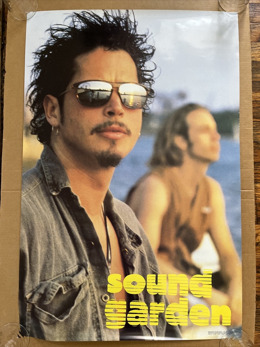 vintage poster Chris Cornell Soundgarden 1990s music posters Sound