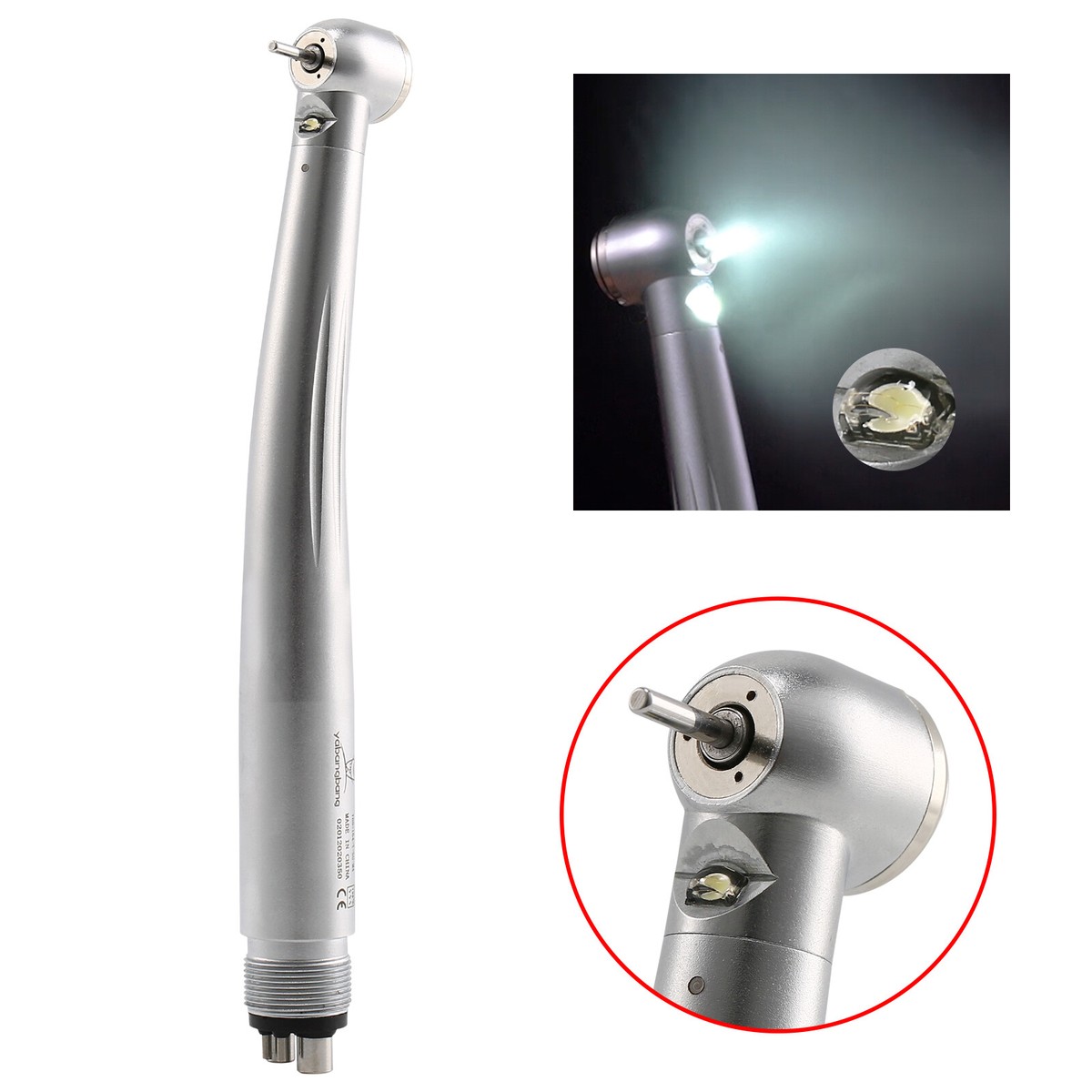 Turbine Dentaire Portable LED à Haute Vitesse Avec Générateur E - Marque Sandent, Neuve
