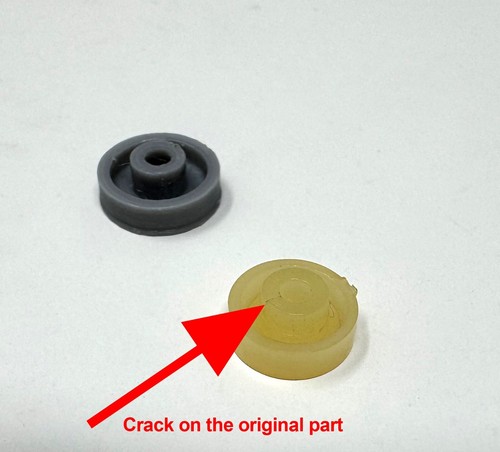 Placa/tapa de embrague JVC RC-M70 / M71 / M75 FF. Reparación de problemas de rebobinado y avance rápido - Imagen 1 de 5