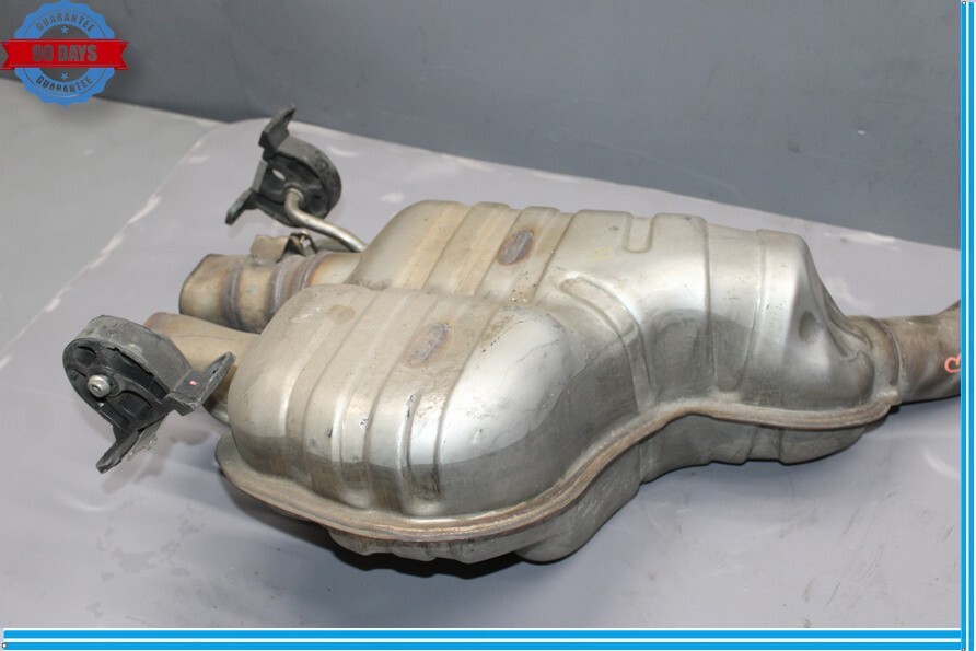 03-12 Bentley Continental Right Side Lower Exhaust Muffler Mufflers Oem