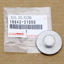15643-31050 GENUINE OEM OIL FILTER HOUSING CAP DRAIN PLUG - TOYOTA LEXUS SCION