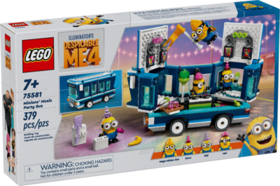 Lego Minions' Music Party Bus 75581 Despicable Me and Minions