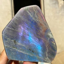 1.7lb Natural Flash Labradorite Quartz Crystal Freeform rough Mineral Healing