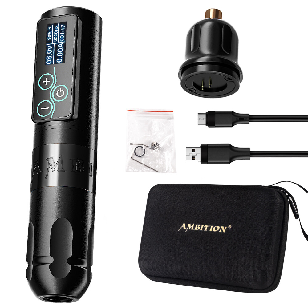 Ambition Wireless Tattoo Machine Rotary Pen Battery Pack 2400mAh