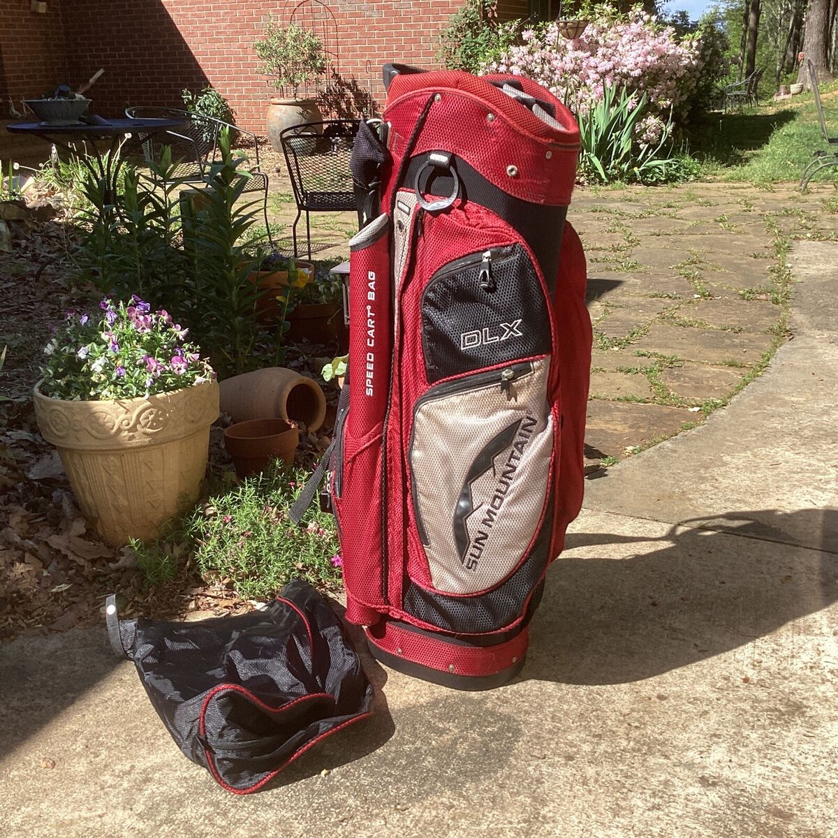 Sun Mountain DLX Speed Cart Bag With 14-Way Dividers W. Rain Sun Mountain DLX Speed Cart Bag With 14-Way Dividers W. Rain