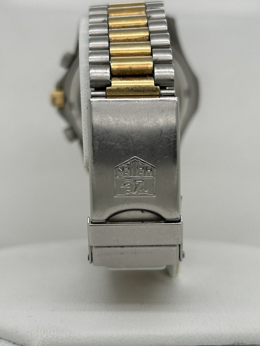 Tag Heuer 2000 Professional 274.006 Chrono Steel Gold Plated Tag Heuer 2000 Professional 274.006 Chrono Steel Gold Plated
