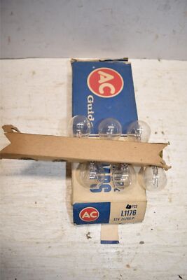 4x NOS AC L1176 12v 21/6 Candle Power Light Bulbs - C58