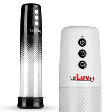 LeLuv iPump 3-Speed Penis Pump Batteries Powered + TPR Sleeve or Magic Sleeve™