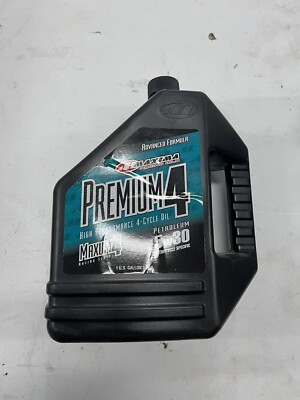 Maxima Racing Oils Maxum 4 SAE 5W-30 Premium Motorcycle Engine Oil, 1 Gallon