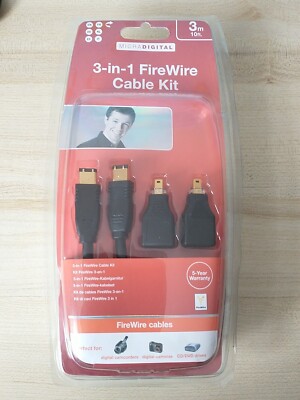 3 in 1 FireWire Kabelset