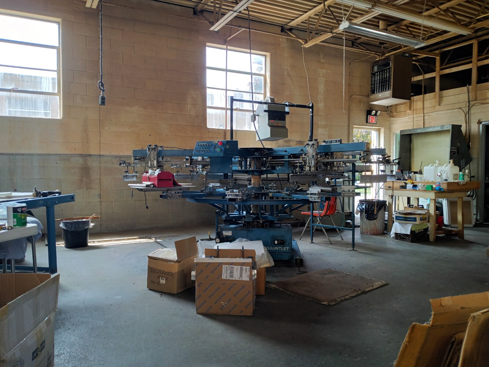 M&R Gauntlet Revolver 6/8 Automatic Screen Printing Press Parts Only eBay