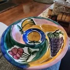 FOUR Section Relish Tray Chip and Dip Dish Bon Appetite 1 Piece 10.5"