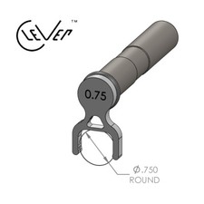 3/4" 0.750" CleVer Bar Puller cnc lathe, 5/8" shank. Laser cut hardened steel