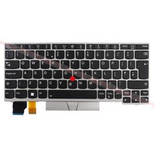 UK Backlit Silver Keyboard for Lenovo Thinkpad X280/A285/X390/X395/L13 Gen1