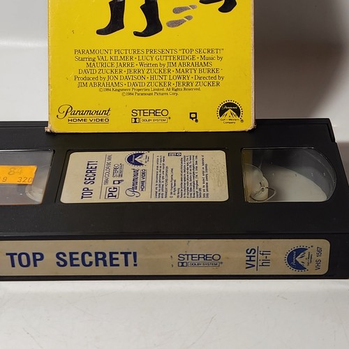 Top Secret ! VHS Movie Val Kilmer 1984 Video Cassette - Picture 7 of 15