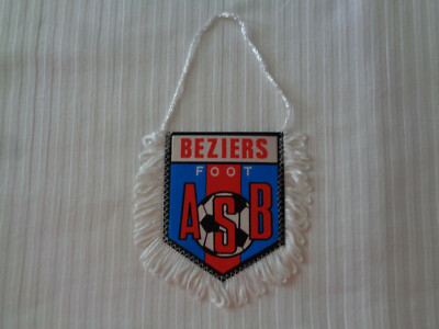FC Serignan grand fanion vintage football pennant club Beziers Herault Valras