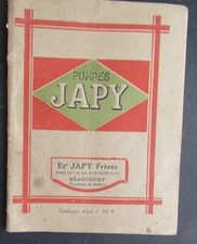 Catalogue  Illustré Pompe Japy - 1935 -modèle Manuel  avec pouvoir d'aspiration