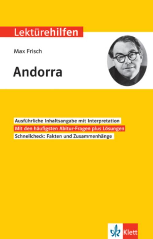 Thumbnail - Lektürehilfen Max Frisch, Andorra 9783129231593