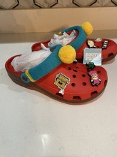 New Mens Crocs South Park Cartman Classic Clogs, size 7 also womens 9 shoes
