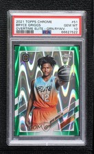 2021-22 Chrome OTE Overtime Elite Green RayWave Refractor 18/75 Bryce Griggs n0c