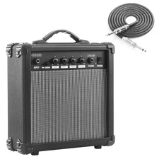 Electric Guitar Amp 20 Watt Amplifier Portable Amp with Headphone Input Gain ...