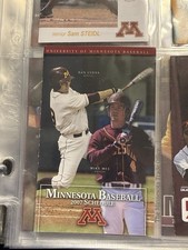 2007 Minnesota Gophers Baseball Pocket Schedule Dan Lyons Mike Mee