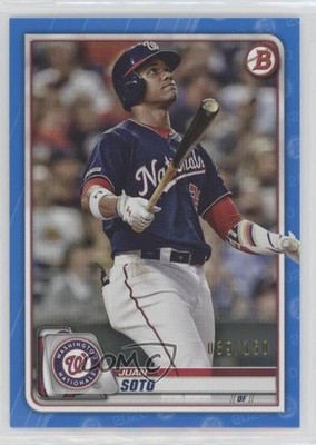 2020 Bowman Blue 39/150 Juan Soto #10 0xz1