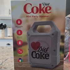 Coca-Cola Mini Party Bluetooth Portable Speaker RGB LED Rechargeable USB