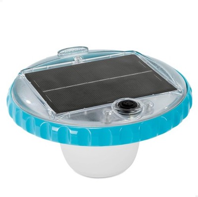 Intex Solar Powered LED Floating Poolleuchte Solarbetrieben 2 Modi 28695 Weiß
