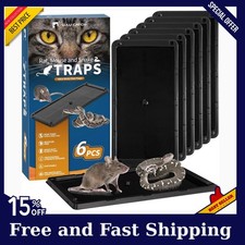 Mouse Glue Traps 6 Packs Large Glue Traps for Mice and Rats Indoor Sticky Traps