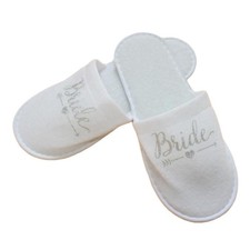 2 pieces of bridal slippers