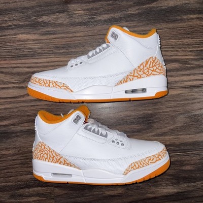 Brand New Woman s Jordan 3 Retro Orange Citrus Size 8W 6.5 Mens
