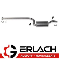 Mittelschalldämpfer für C-MAX Focus C-MAX II Mazda 3 Volvo S40 V50 9296