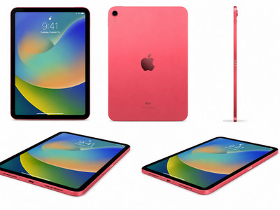 Apple iPad 10th Generation 64GB WiFi Pink Grade A Bundle w/ Cover Keyboard Pen
