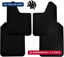 Universal Mud Flaps, Adjustable 4-Piece Set For Cars pickups SUVs vans trucks,